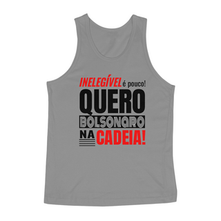 Nome do produtoRegata Unissex Bolsonaro Na Cadeia!