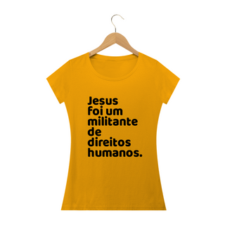 Nome do produtoT-shirt Baby Look Jesus Militante