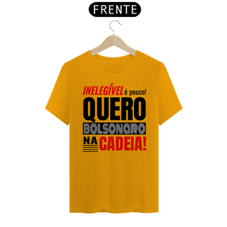 Nome do produtoT-shirt Tradicional Bolsonaro Na Cadeia!