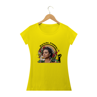 Nome do produtoT-shirt Baby Look Marielle, Presente!