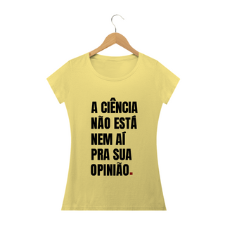 Nome do produtoT-shirt Baby Look Estonada Ciência