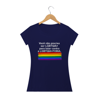 Nome do produtoT-shirt Baby Look LGBTQIA+FOBIA