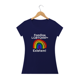 Nome do produtoT-shirt Baby Look Famílias LGBTQIAP+