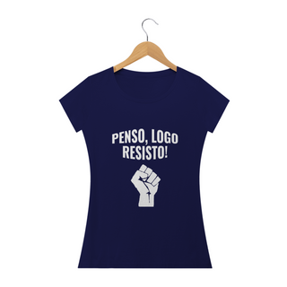Nome do produtoT-shirt Feminina Resisto!