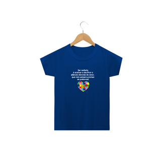 Nome do produtoT-shirt Classic Infantil Ser Autista