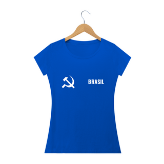 Nome do produtoT-shirt Baby Look Comunista Brasil