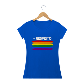 Nome do produtoT-shirt Baby Look +Respeito