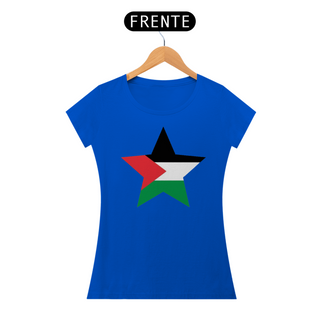 Nome do produtoT-shirt Baby Look Estrela Palestina