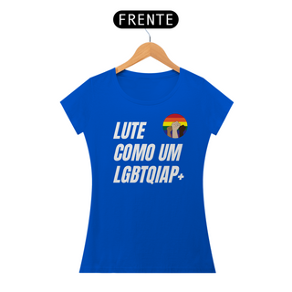 Nome do produtoT-shirt Baby Look Lute como um LGBTQIAP+