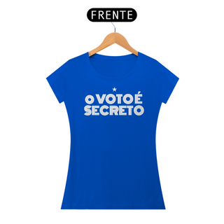 Nome do produtoT-shirt Baby Look Voto Secreto