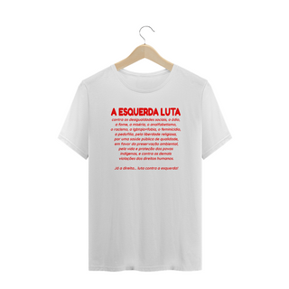 Nome do produtoT-shirt Plus Size A ESQUERDA LUTA