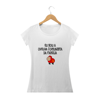 Nome do produtoT-shirt Baby Look Ovelha Comunista