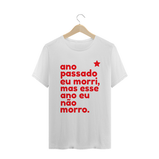 Nome do produtoT-shirt Tradicional ESSE ANO NÃO