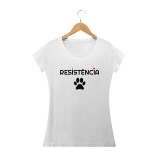 Nome do produtoT-shirt Baby Look RESISTÊNCIA