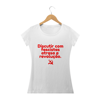 Nome do produtoT-shirt Baby Look Revolução.