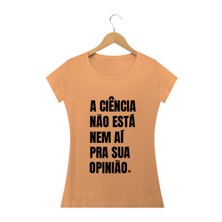 Nome do produtoT-shirt Baby Look Estonada Ciência