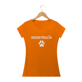 Nome do produtoT-shirt Baby Look RESISTÊNCIA