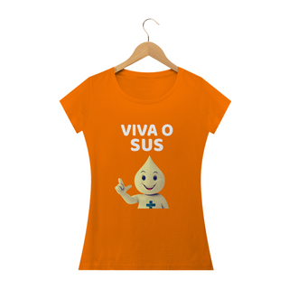 Nome do produtoT-shirt Baby Look VIVA O SUS