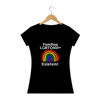 Nome do produtoT-shirt Baby Look Famílias LGBTQIAP+