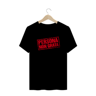Nome do produtoT-shirt Plus Size Persona Non Grata (sem estrela)