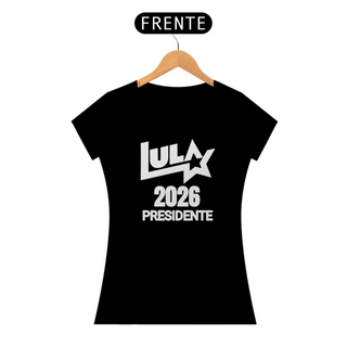 Nome do produtoT-shirt Baby Look  LULA 2026
