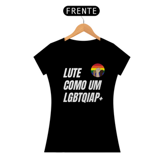 Nome do produtoT-shirt Baby Look Lute como um LGBTQIAP+