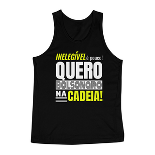 Nome do produtoRegata UNISSEX Bolsonaro Na Cadeia!