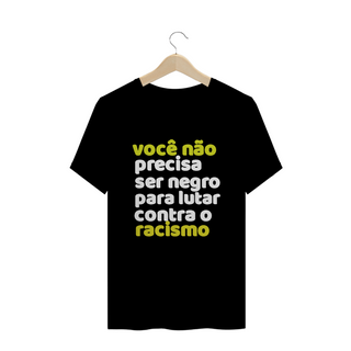 Nome do produtoT-shirt Masculina Antirracista 