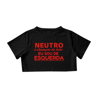 Nome do produtoCropped sou de Esquerda