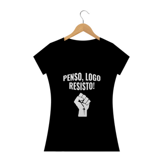 Nome do produtoT-shirt Feminina Resisto!