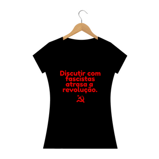 Nome do produtoT-shirt Baby Look Revolução.