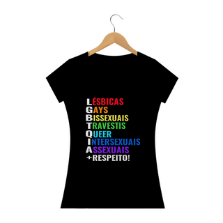 Nome do produtoT-shirt Baby Look LGBTQIA+