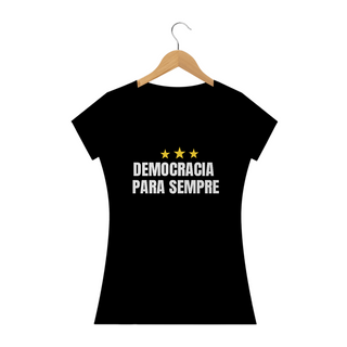 Nome do produtoT-shirt Baby Look Democracia