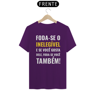 Nome do produtoT-shirt Tradicional Foda-se - Inelegível