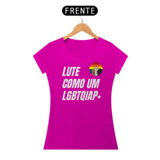 Nome do produtoT-shirt Baby Look Lute como um LGBTQIAP+