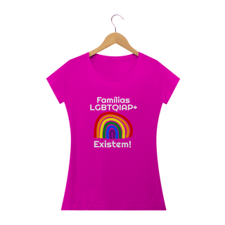 Nome do produtoT-shirt Baby Look Famílias LGBTQIAP+