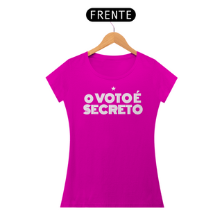 Nome do produtoT-shirt Baby Look Voto Secreto