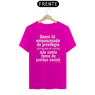 Nome do produtoT-shirt Tradicional NÃO SENTE