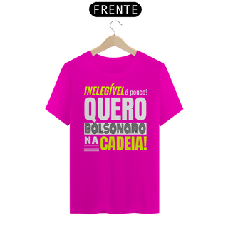 Nome do produtoT-shirt Tradicional Bolsonaro Na Cadeia!