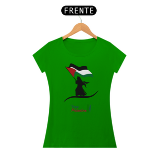 Nome do produtoT-shirt Baby Look Free  Palestine