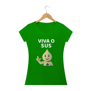 Nome do produtoT-shirt Baby Look VIVA O SUS