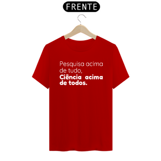 Nome do produtoT-shirt Tradicional Ciência