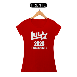 Nome do produtoT-shirt Baby Look  LULA 2026