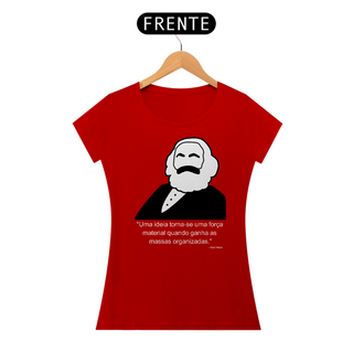 Nome do produtoT-shirt Baby Look Karl Marx