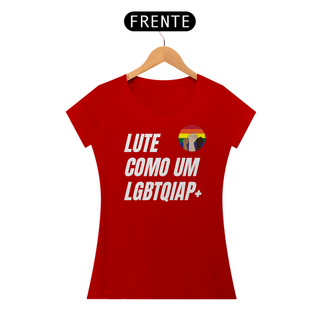 Nome do produtoT-shirt Baby Look Lute como um LGBTQIAP+