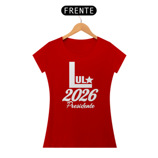 Nome do produtoT-shirt Baby Look LULA 2026