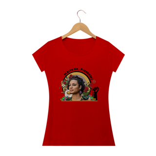 Nome do produtoT-shirt Baby Look Marielle, Presente!