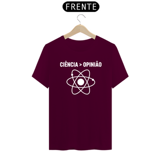 Nome do produtoT-shirt Tradicional Ciência > Opinião