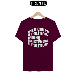 Nome do produtoT-shirt Tradicional Corpo Político & Existência Política