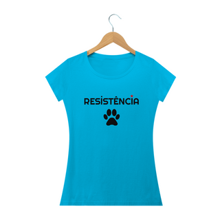 Nome do produtoT-shirt Baby Look RESISTÊNCIA